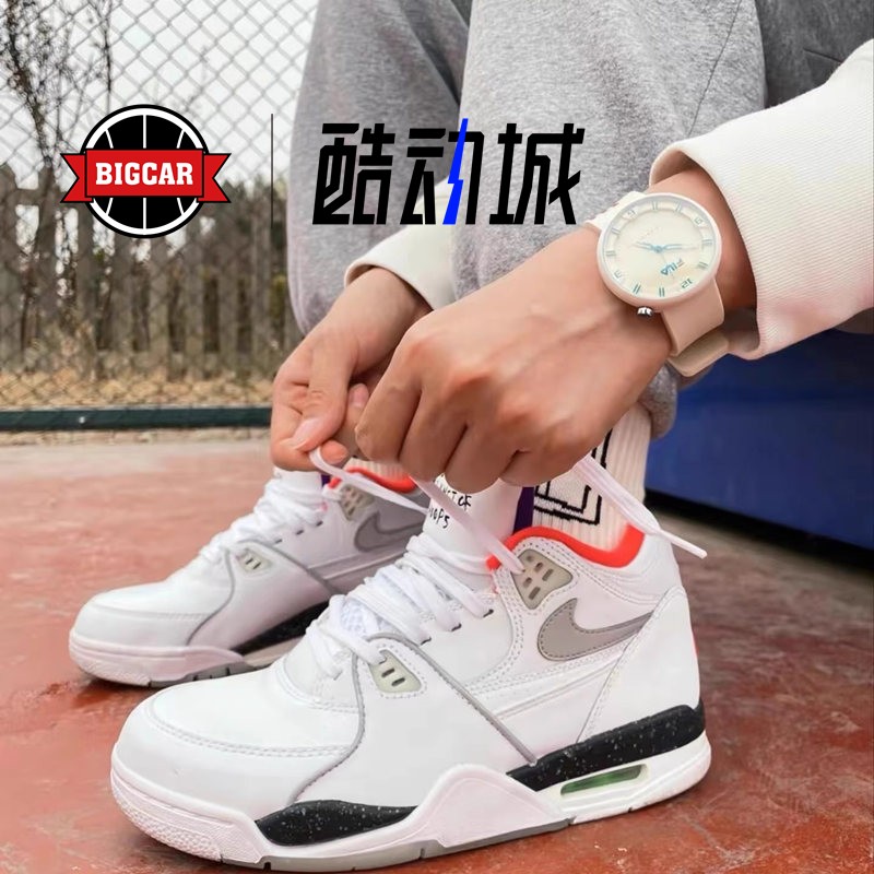 NIKE Air Flight 89 AJ4兄弟款男子气垫复古篮球鞋 DD1173-100 运动鞋new 篮球鞋 原图主图