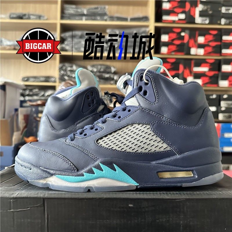 AIR JORDAN 5 RETRO AJ5海军蓝 136027-405