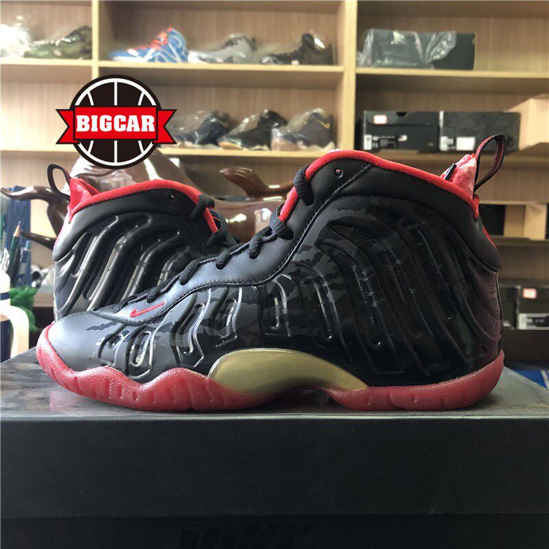 NIKE LITTLE POSITE 万圣节吸血鬼喷 黑红喷 GS 846077-003