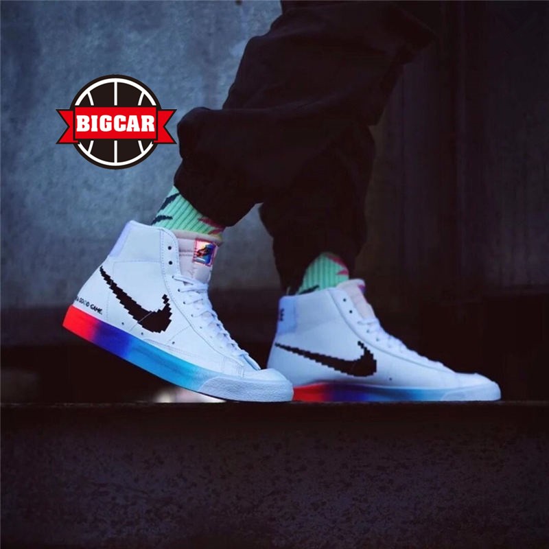 Nike Blazer Mid 77 电玩像素 反光 夜光 DC3281 DC3280-101 运动鞋new 运动休闲鞋 原图主图