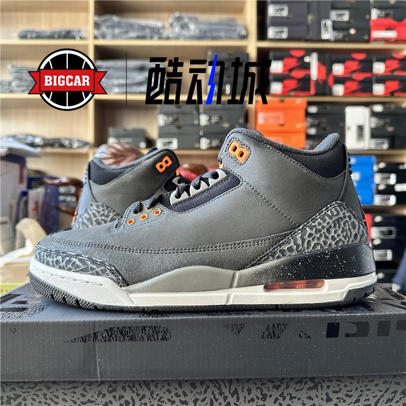 Air Jordan 3 Fear AJ3恐惧 灰黑 复古篮球鞋 CT8532-080 运动鞋new 篮球鞋 原图主图