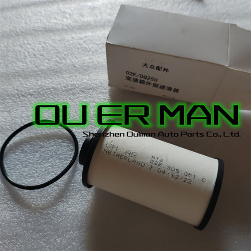 DSG双离合变速箱滤芯02E DQ250波箱 外滤网 纸滤芯适用于大众迈腾