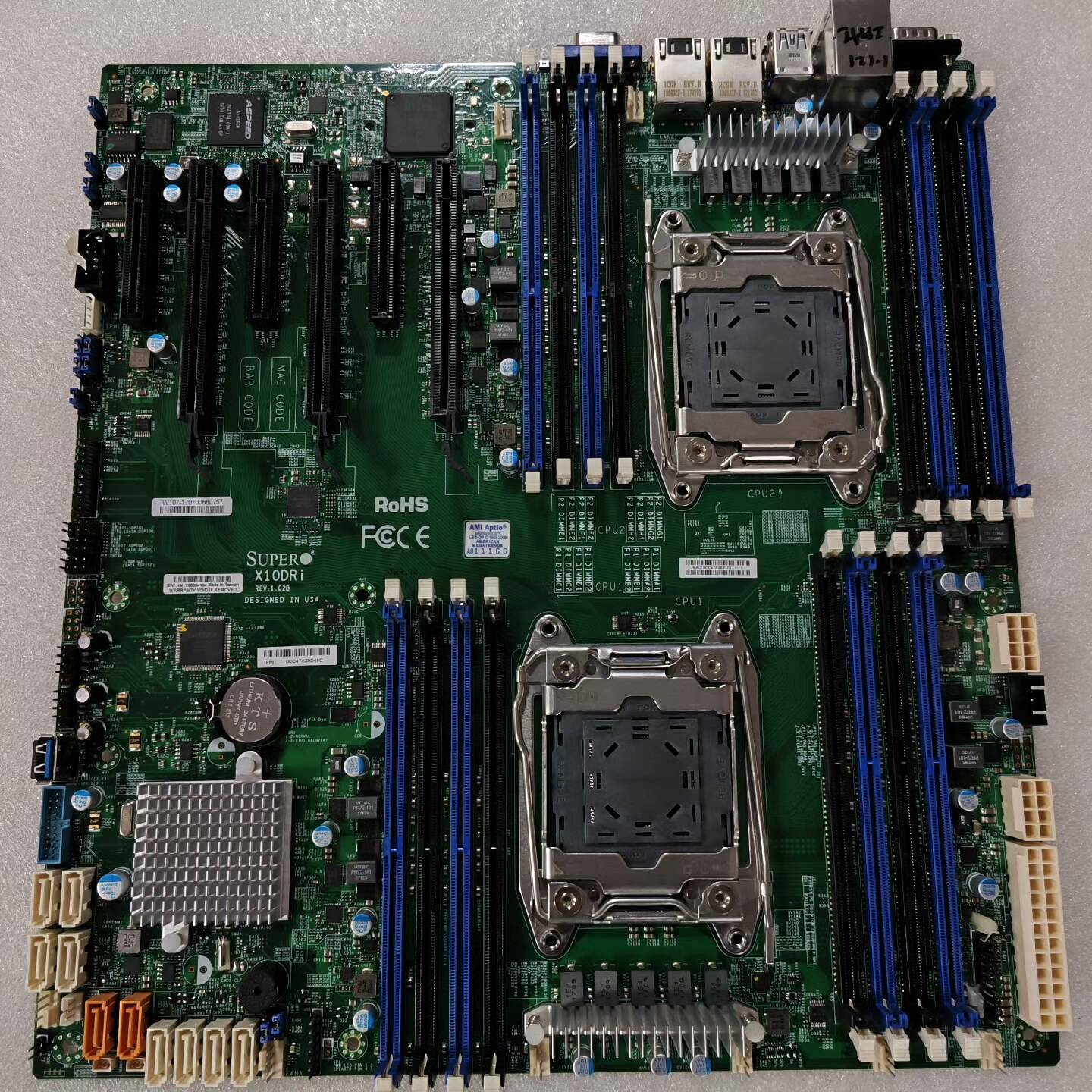 议价-超微x10dri 双路服务器主板 x99主板