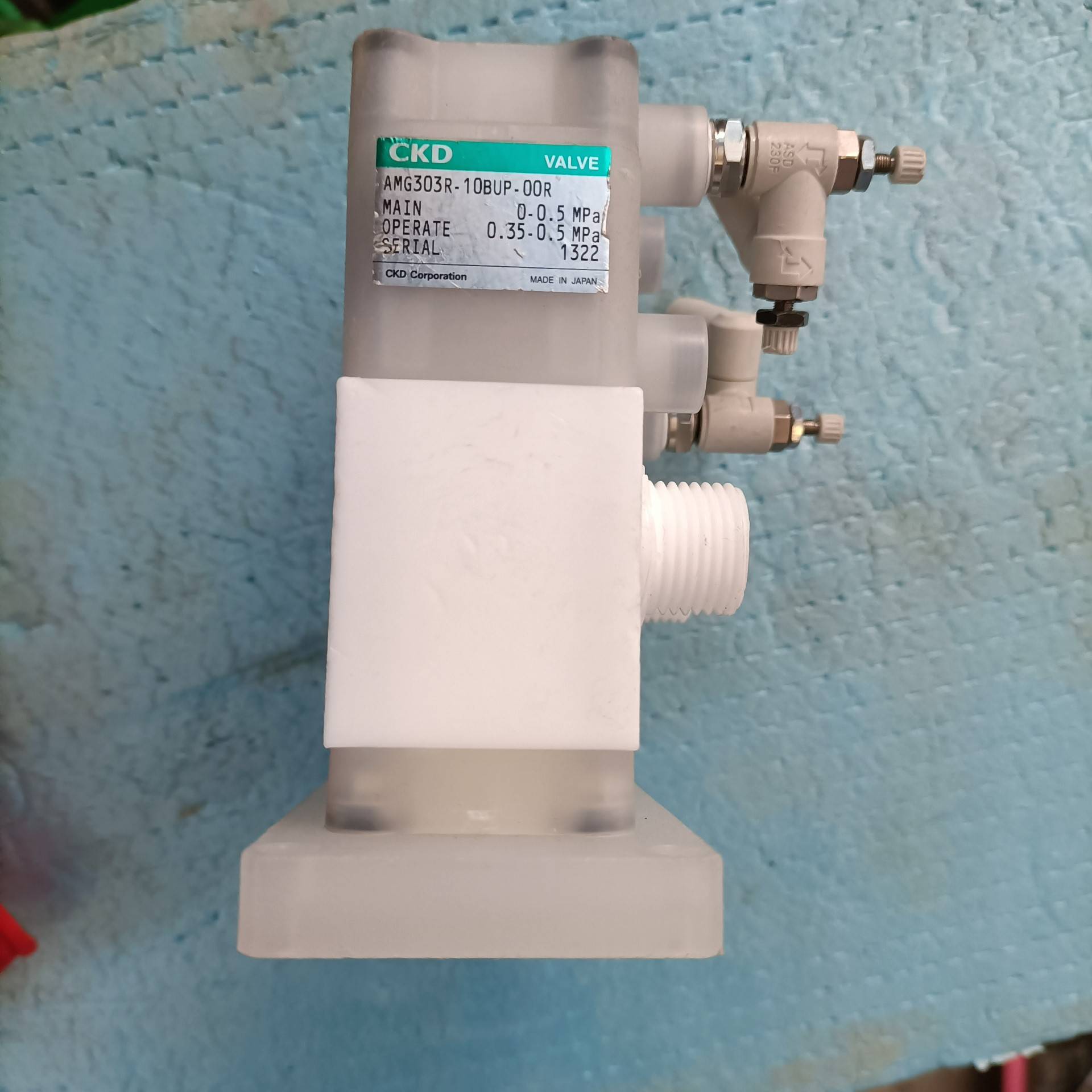 议价-日本CKD原装药液阀AMG303R-10BUP-00R，实物