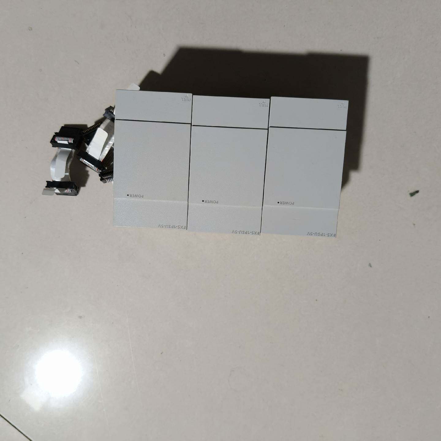 议价-FX5-1PSU-5V，三菱电源模块，成色漂亮，有