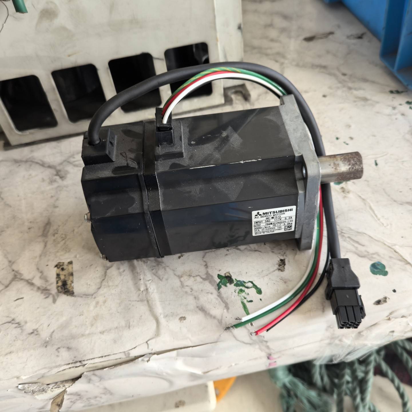 议价-二手三菱伺服电机 HC-MFS73  HC-MFS73K 设