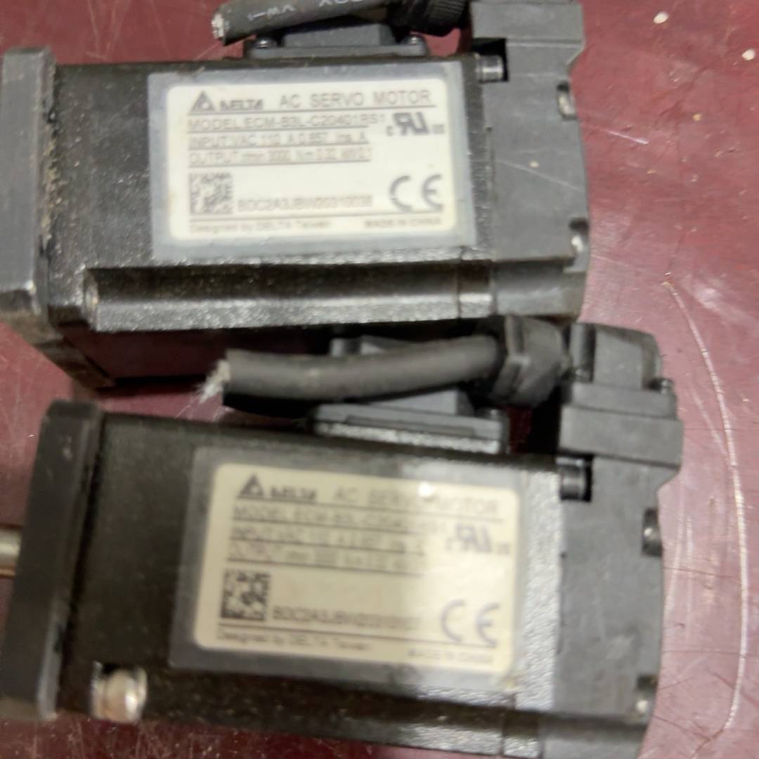 议价-拆机剪线台达AC伺服电机，型号ECM-B3L-C204