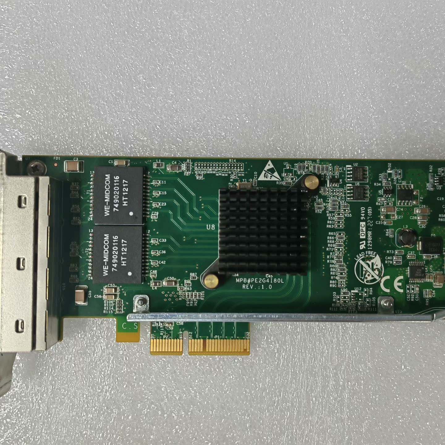 议价-Silicom PE2G4180L 四口千兆网卡 82580