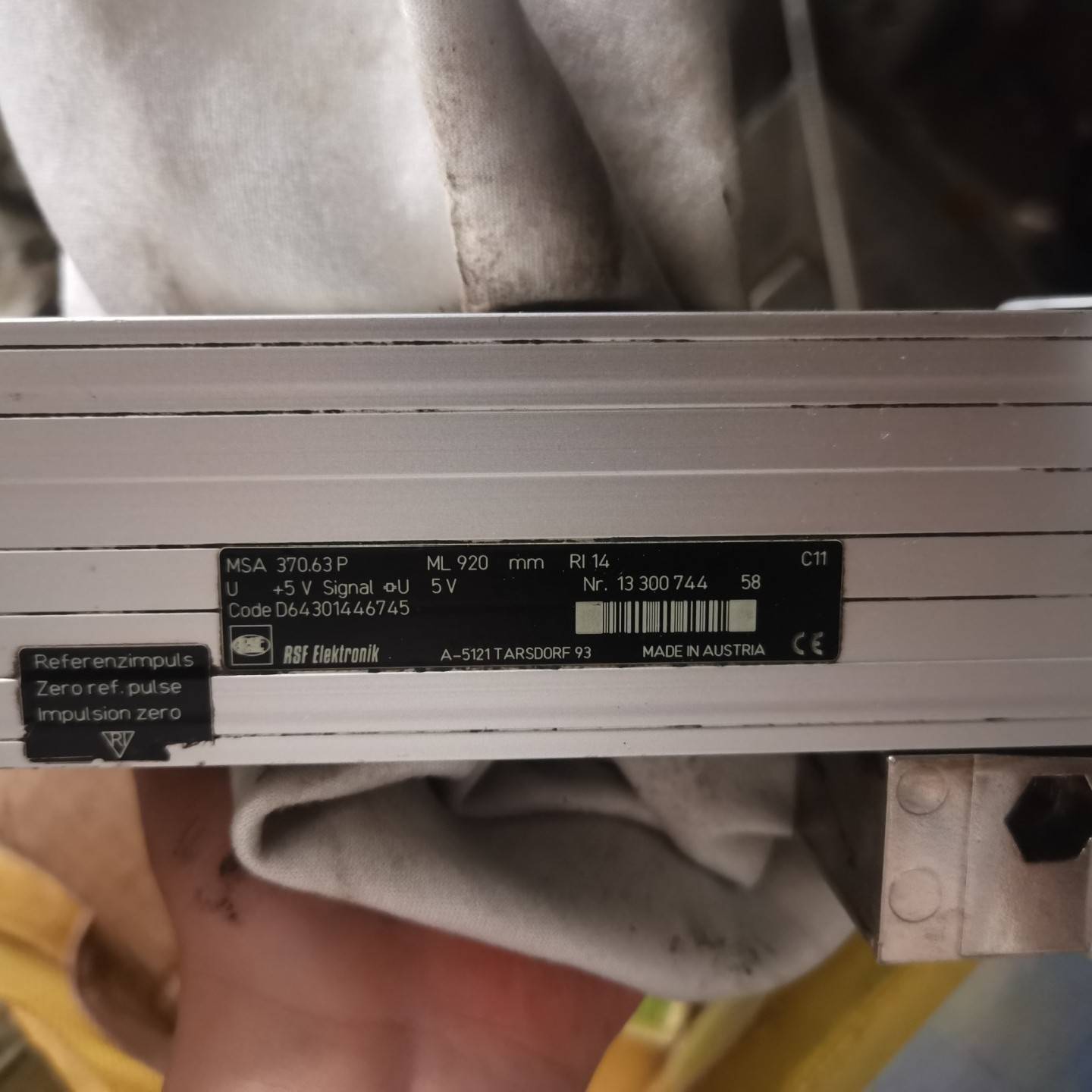 议价-光栅尺   MSA370.63P  ML  920 mm，