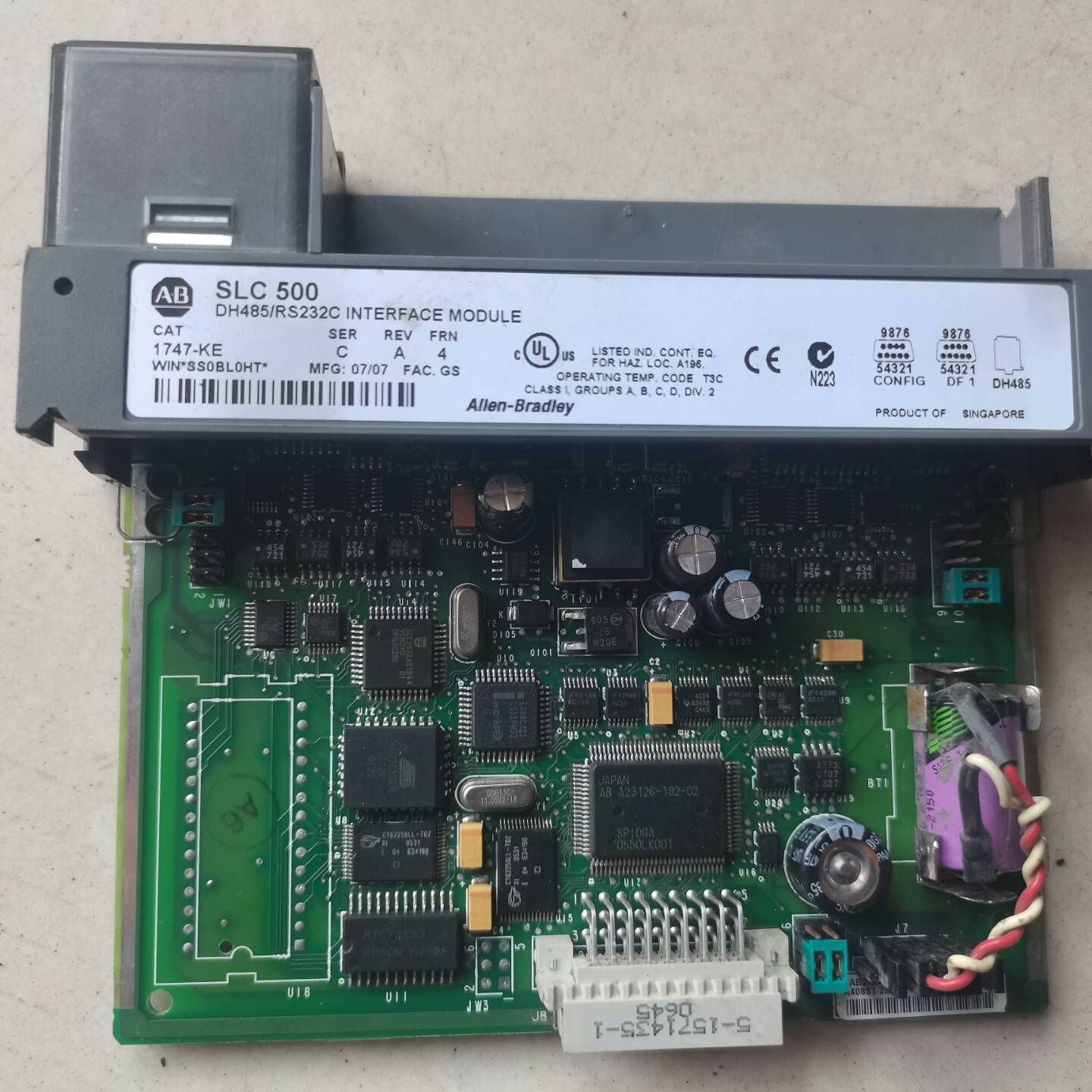 议价-罗克韦尔AB SLC 500 1747-KE 二手拆机成色看