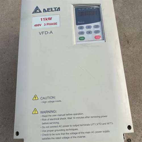 议价-台达A型11kw VFD110A43A 二手拆机，壳体内部