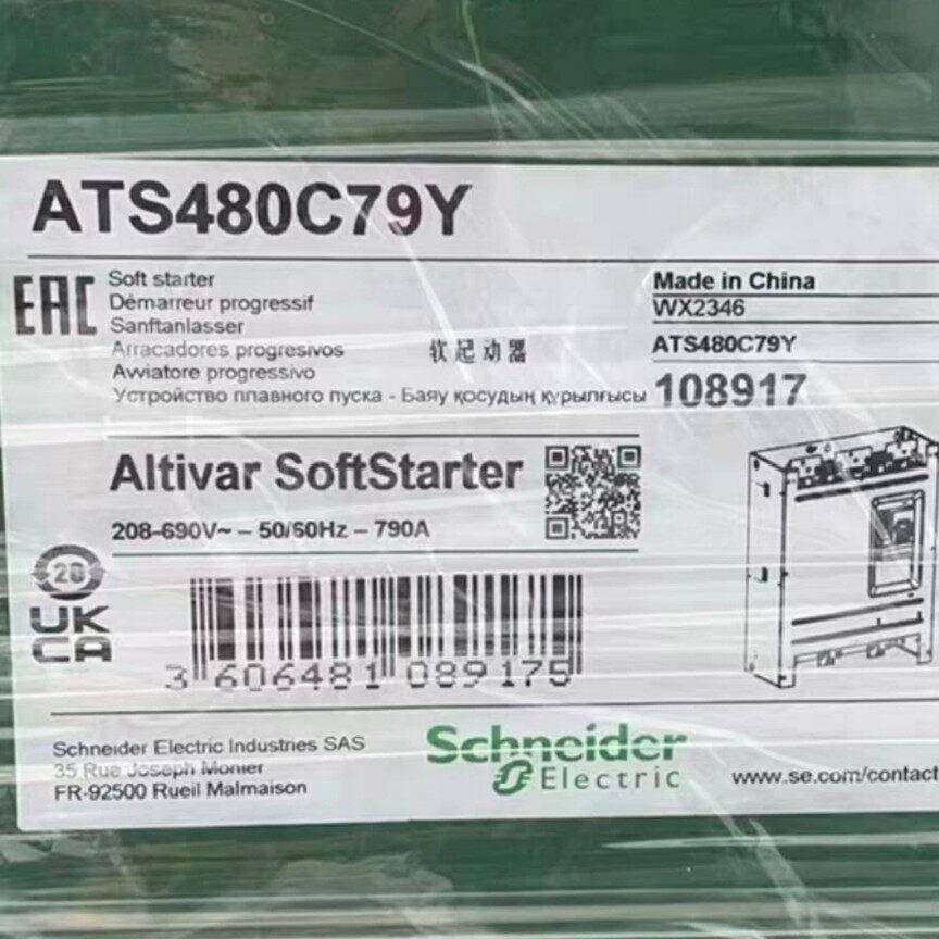 议价-施耐德软启动器ATS480C79Y全新原装正品，