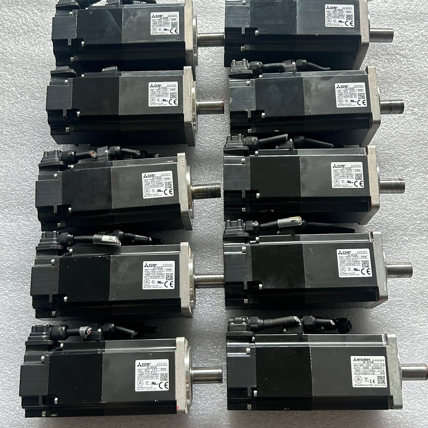 议价-拆机三菱伺服电机HG-KR43B，实物拍摄，功