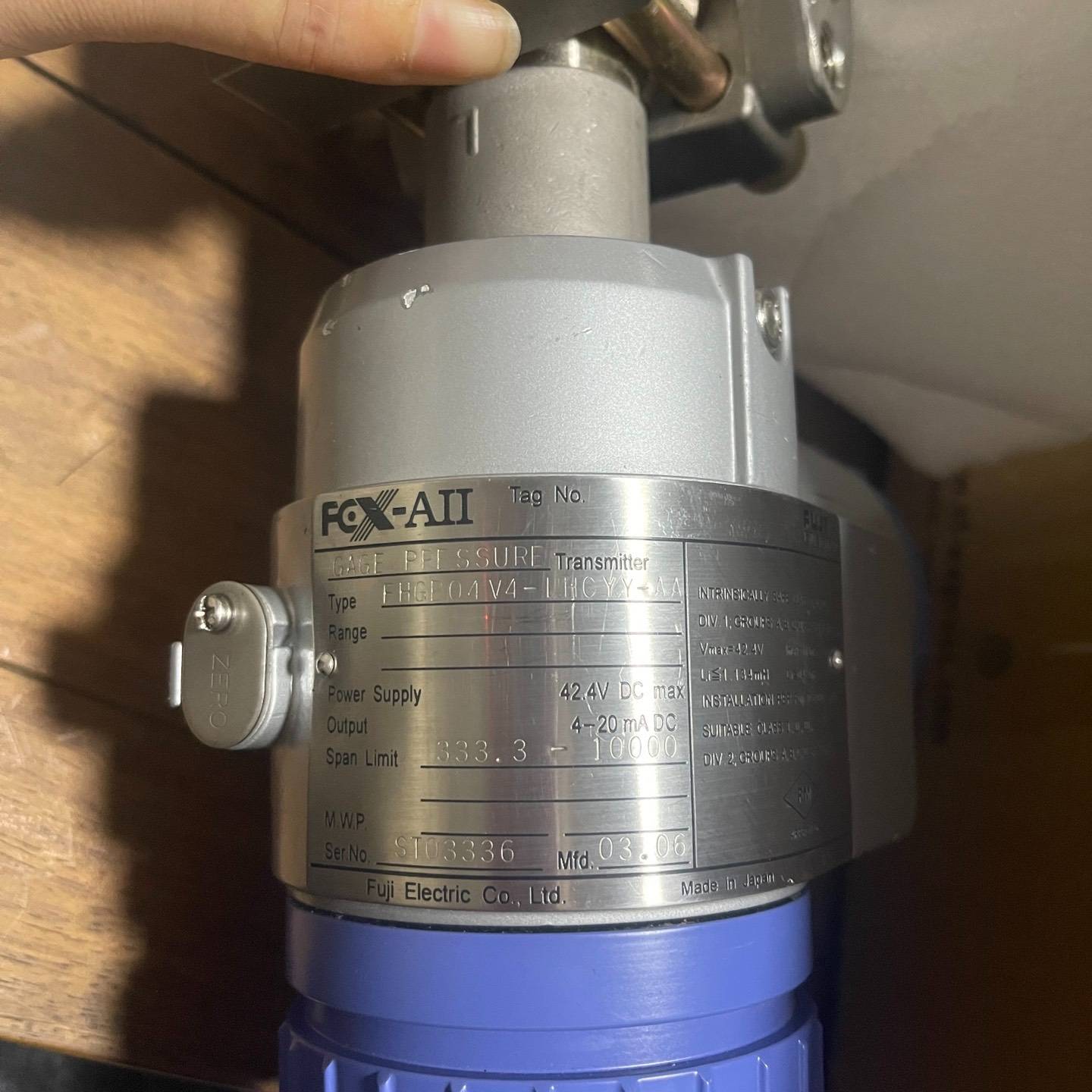 议价-富士压力变送器FHGB04V4-LHCYY-AA拆机 实物