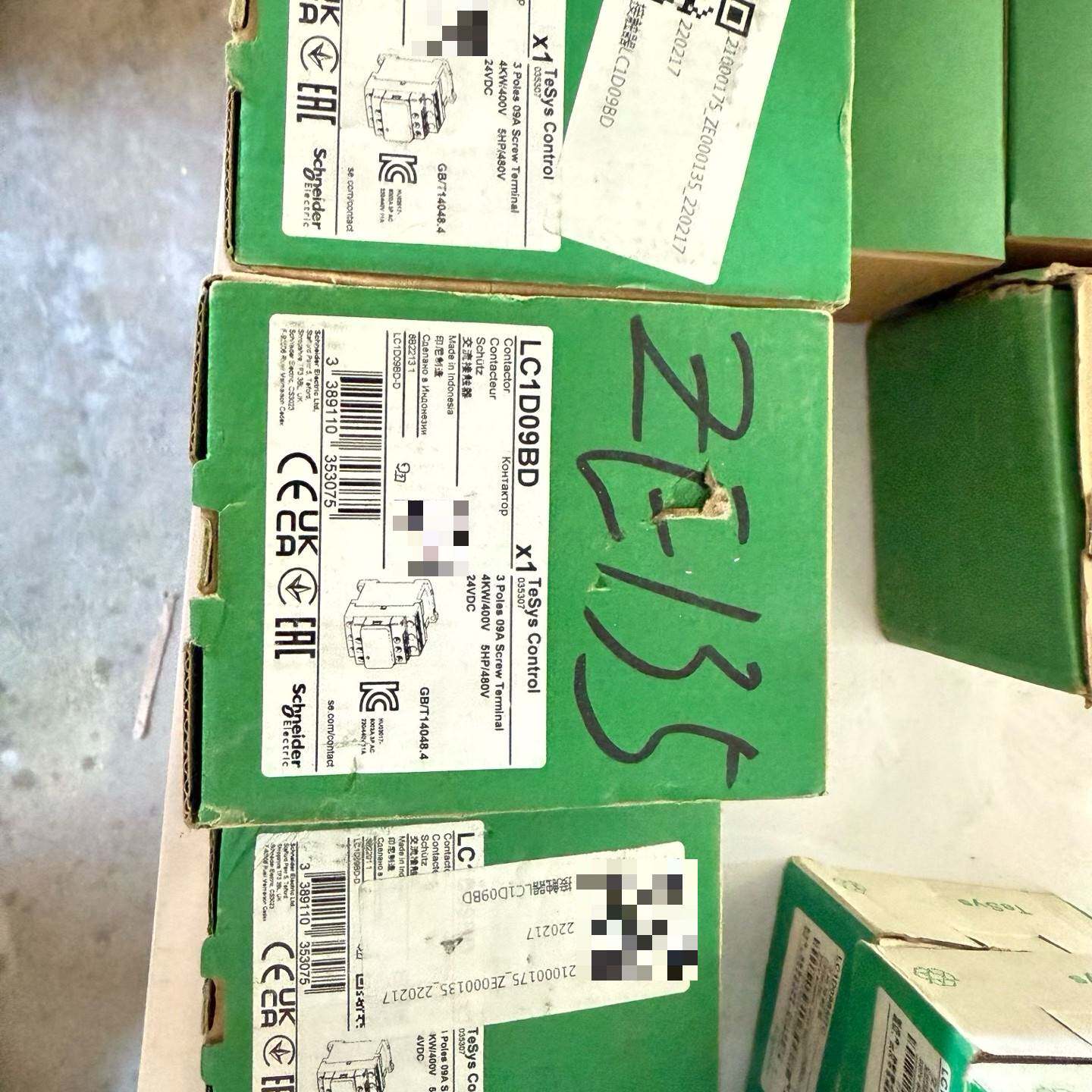 议价-施耐德接触器 LC1D09BD