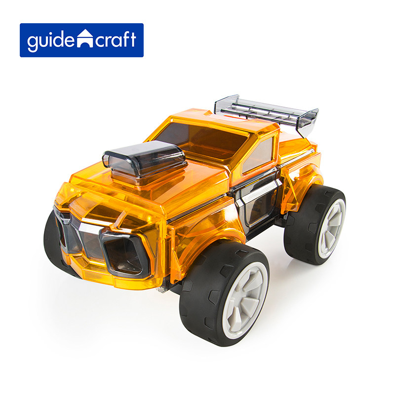 磁力片搭建系统赛车设计套装