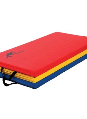 红色彩色蓝色四折垫三折垫游戏垫大型运动垫紫色训练垫格乐普感统