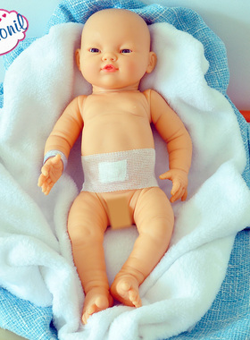 新生娃娃男女黄色皮肤幼儿早教儿童进口过娃娃家角色扮演仿真娃娃