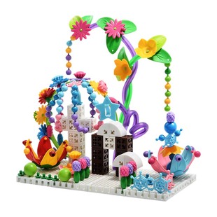 品果有想法小班 中班 大班幼儿园儿童穿插连接拼搭叠高建构积木