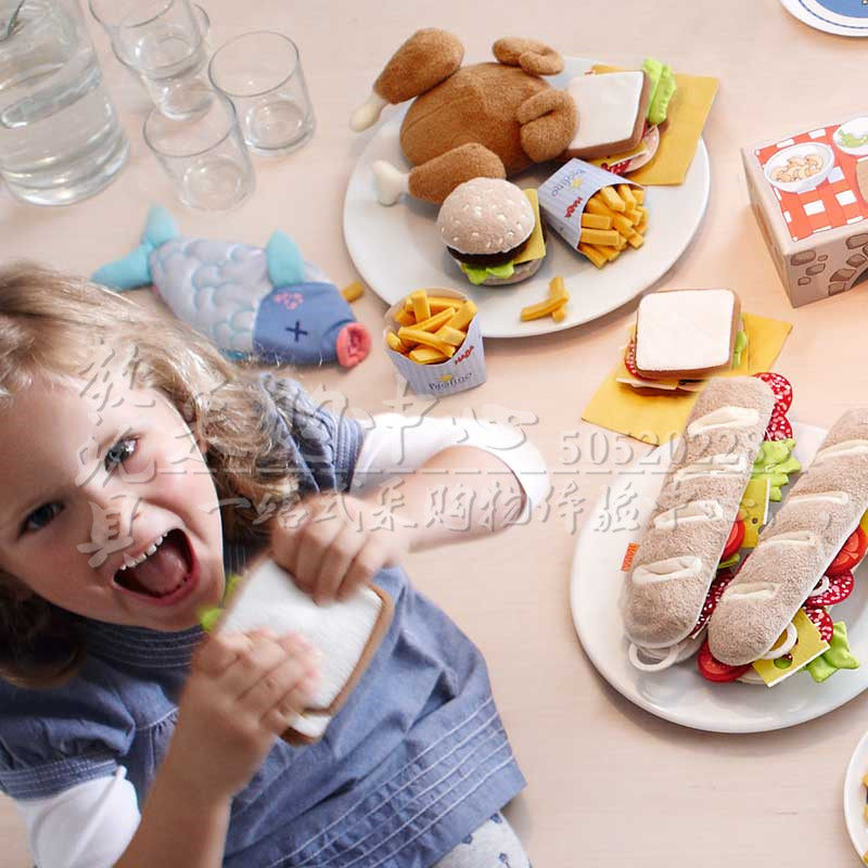 食物游戏套装幼儿早教园儿童过娃娃家角色扮演仿真食物组教玩具