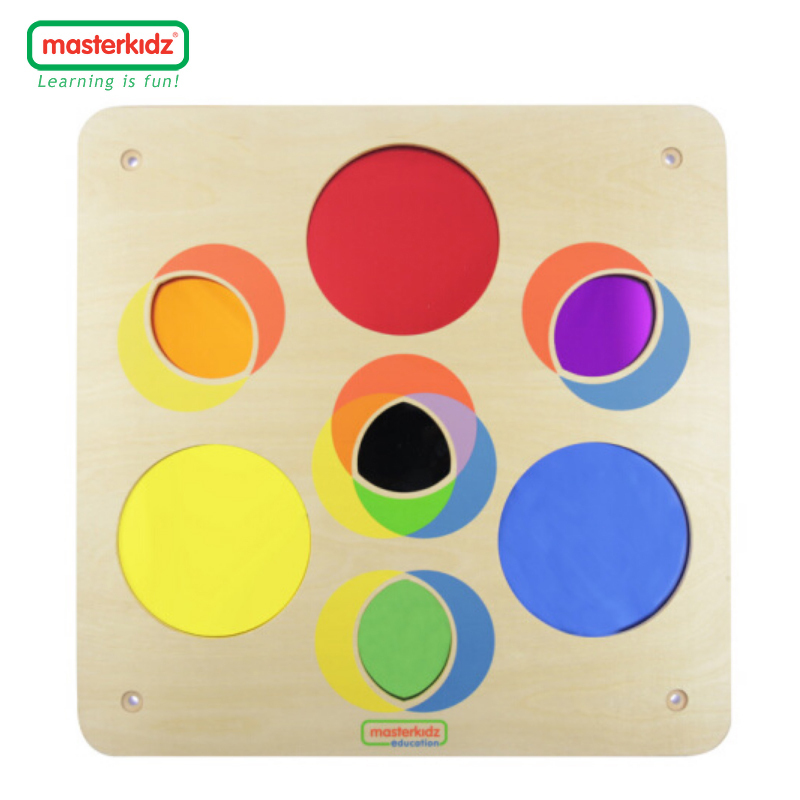 墙面游戏- 三元色对对碰贝思德 幼儿早教园儿童色彩混合实验玩具