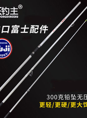东钓主插节锚鱼杆专用锚杆抛竿并继沙滩远投硬4.2/4.5米SeaQuest