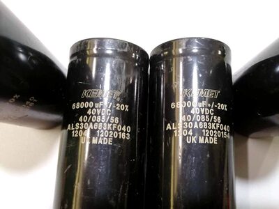 英国BHC ALS30A系列 40V68000UF 新版KEMET发烧滤波电容BHC原厂制