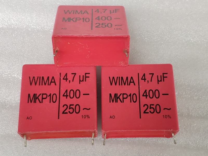 德国威马WIMA MKP10系列 4.7UF 400V 475 发烧分频薄膜无极电容