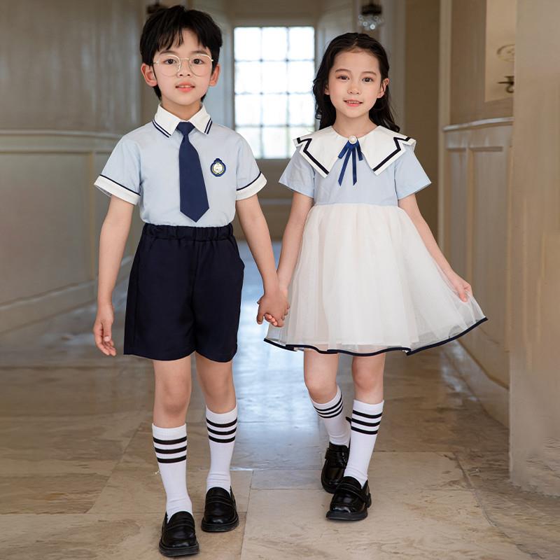 幼儿园毕业服装儿童大班服小学生合唱朗诵钢琴演出服毕业照典礼服