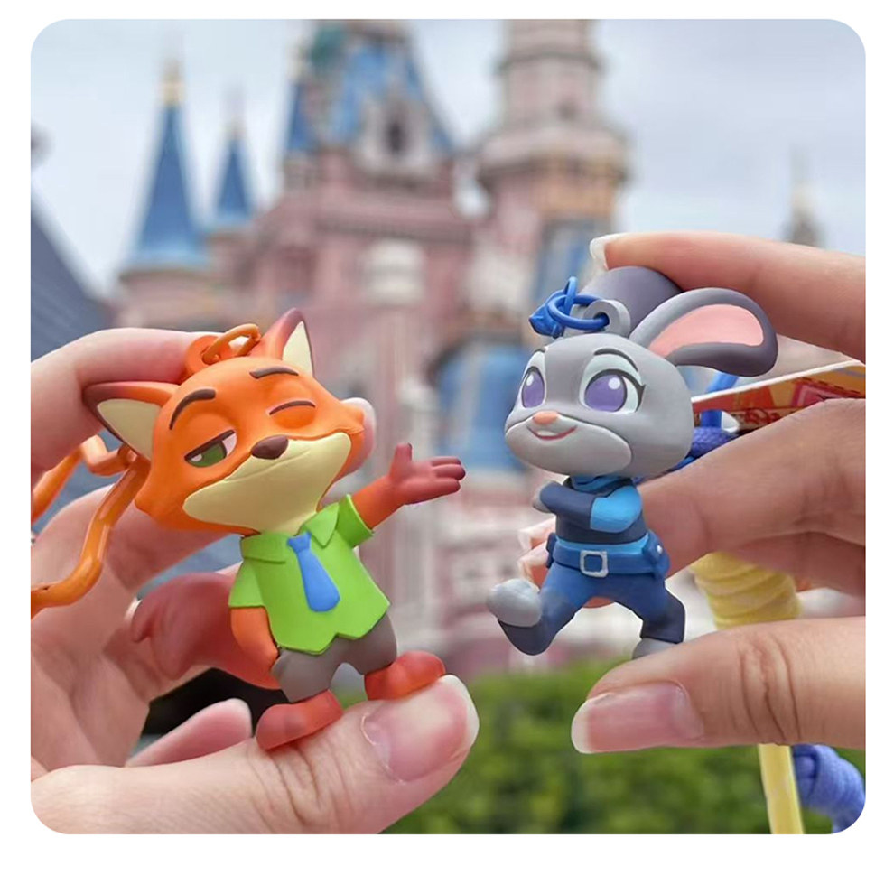 正版疯狂动物城兔子朱迪玩偶钥匙