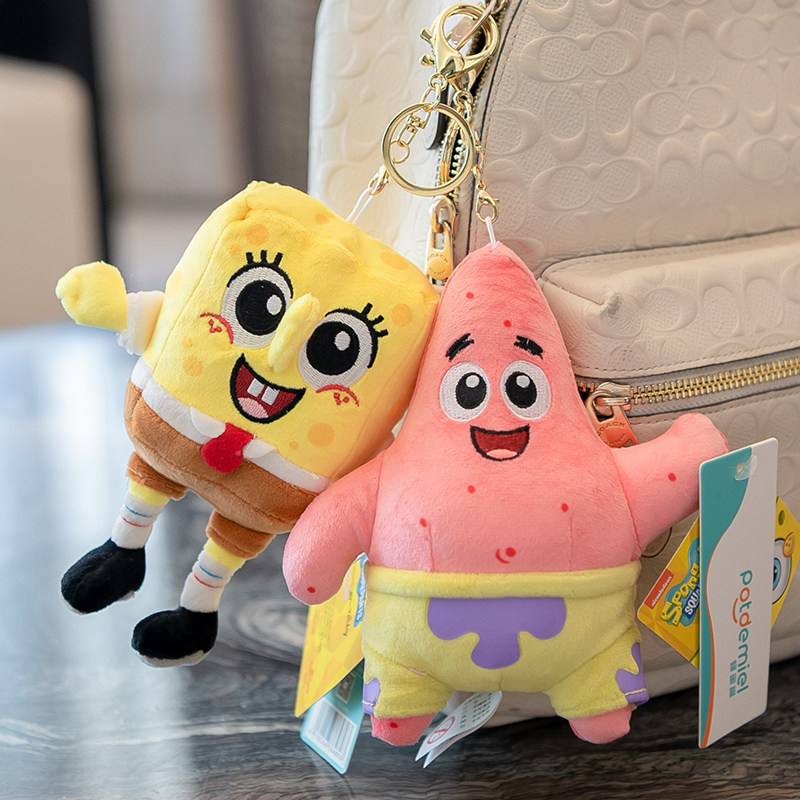 海绵宝宝公仔派大星钥匙扣挂件
