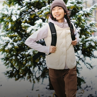 蕉下气绒马甲女早秋新款 外穿轻薄百搭叠穿内胆抗静电防风背心马夹