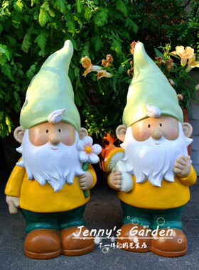 北欧童话风格摆件 森林精灵 花园矮人摆件 外贸样品