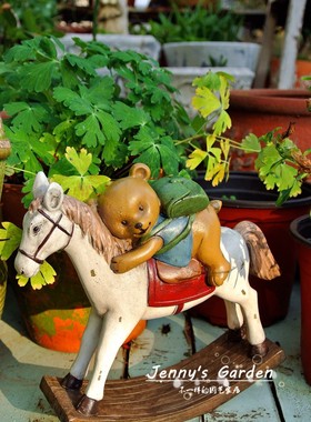 小熊欧式风生日礼物趣味摆件