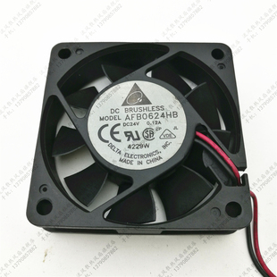 AFB0624HB 6015 24V 原装 工控变频器 6cm 0.12A 散热风扇 台达