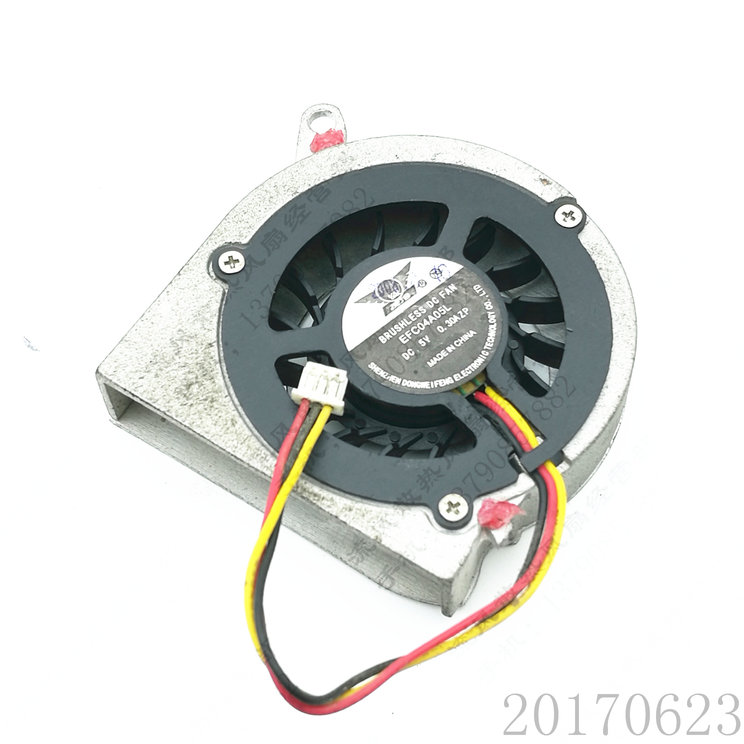 原装 捷冷 EFC04A05L 5V 0.30A 上网本 山寨本 笔记本CPU散热风扇