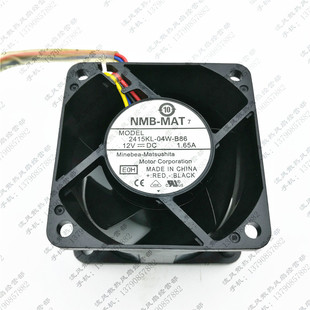 DC12V 1.65A PWM NMB 双滚珠风扇 B86 6038 04W 原装 2415KL
