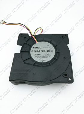 SERVO伺服 离心涡轮风扇E1232L24B7AS-16 DC24V 0.43A 12032
