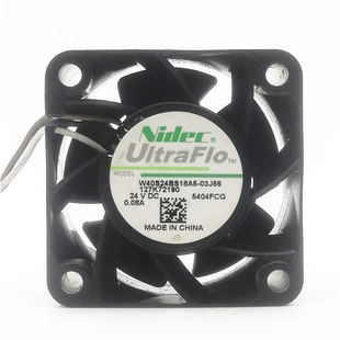 03J56 W40S24BS18A5 4028 24V 变频器 Nidec 0.08A 散热风扇