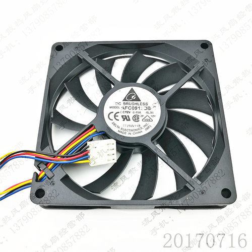 原装 台达 AFC0912DB -6L04 9015 12V 0.45A HP Z800 CPU散热风扇