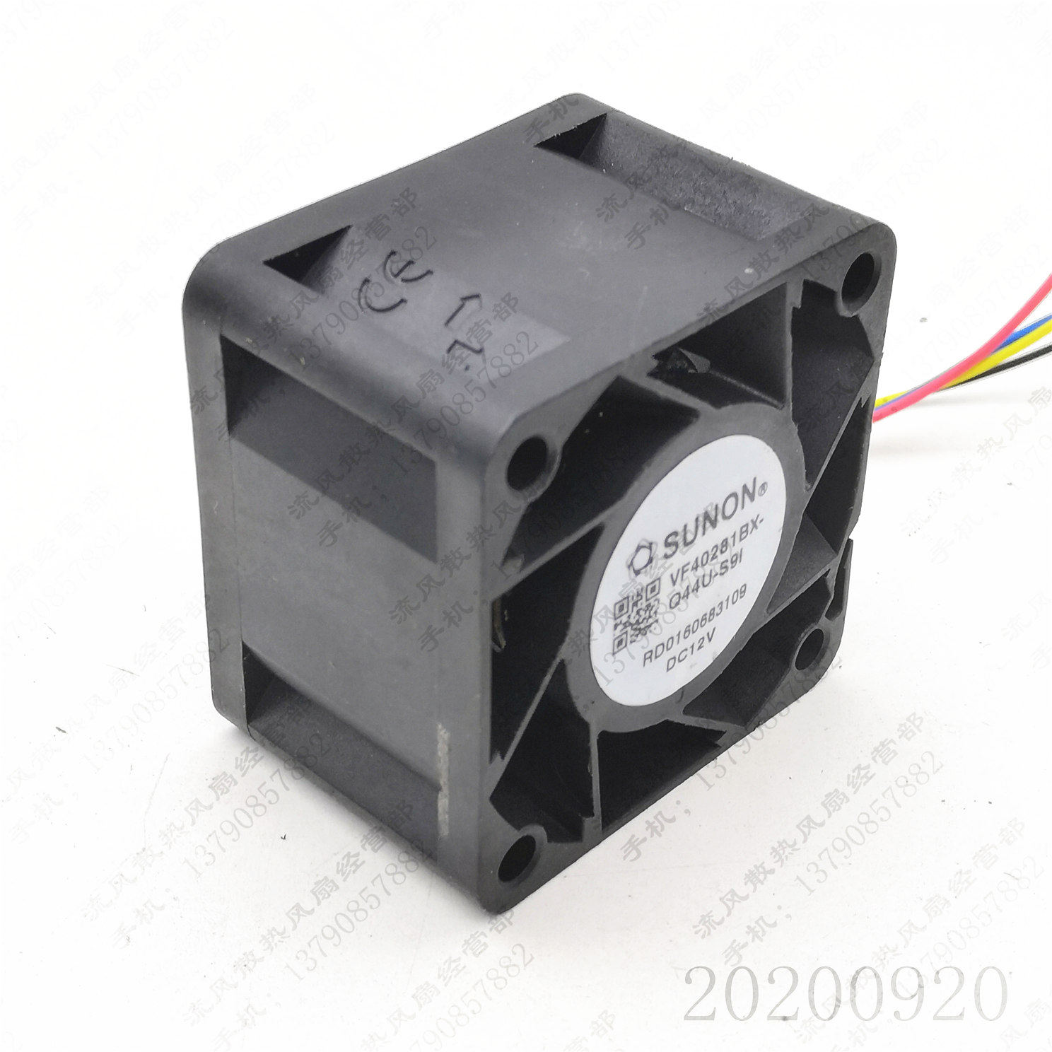 原装 SUNON VF4028B1X-Q44U-S9I 12V 4028 4CM 4线 散热风扇风机