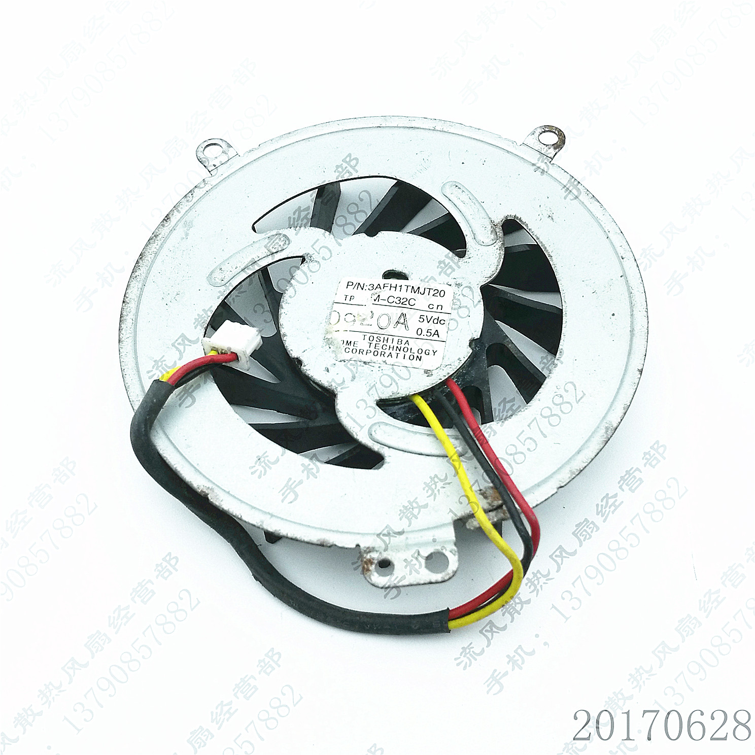 原装 TOSHIBA 3AFH1TMJT20 M-C32C 5V 0.5A 3线 笔记本CPU风扇