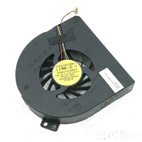 DFS521305MH0T 5V 0.5A 4线 戴尔 Precision M4600 笔记本CPU风扇