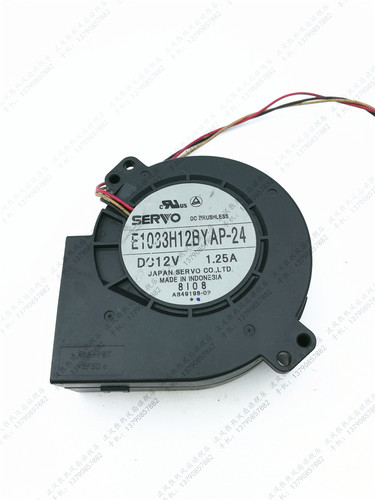 全新 SERVO 9733 E1033H12BYAP-24 DC12V 1.25A AS49196-01 风扇