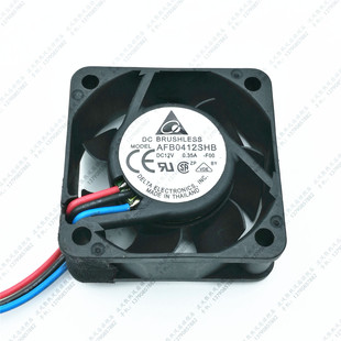 FOO 12V 0.35A 原装 4CM AFB0412SHB 4015 大风量测速风扇 台达