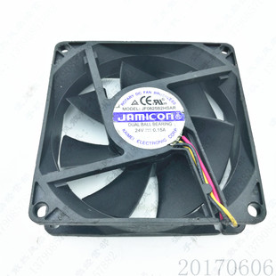 24V 0.15A 变频器 JAMICON 风扇 3线 JF0825B2HSAR 8CM 原装 8025
