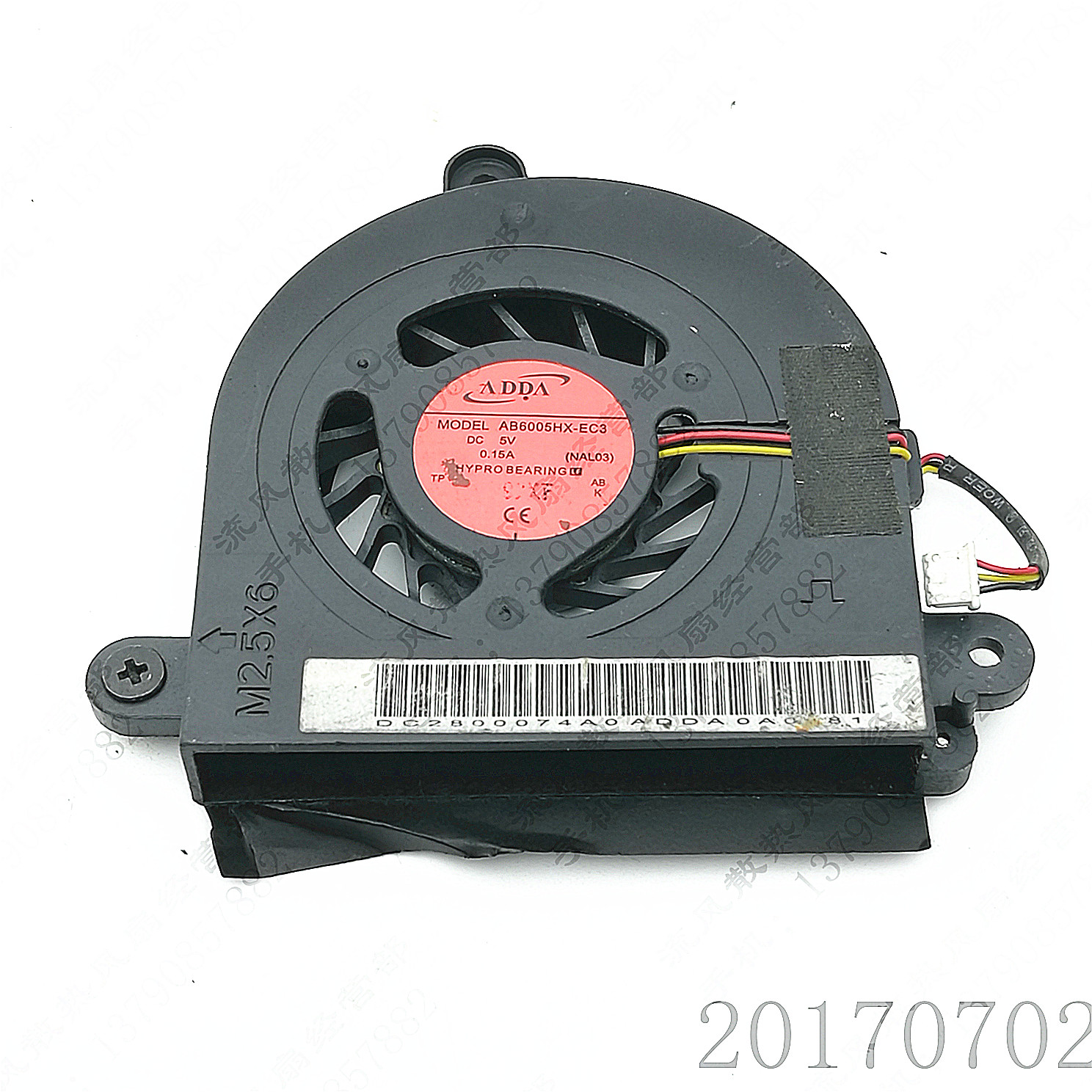 原装 AB6005HX-EC3 5V ACER 宏基 5538G 5534 ventola 笔记本风扇