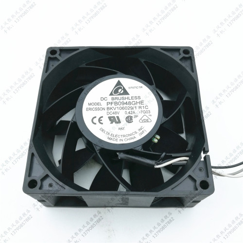原装台达9038 PFB0948GHE DC:48V 0.42A三线变频器温控风扇现货