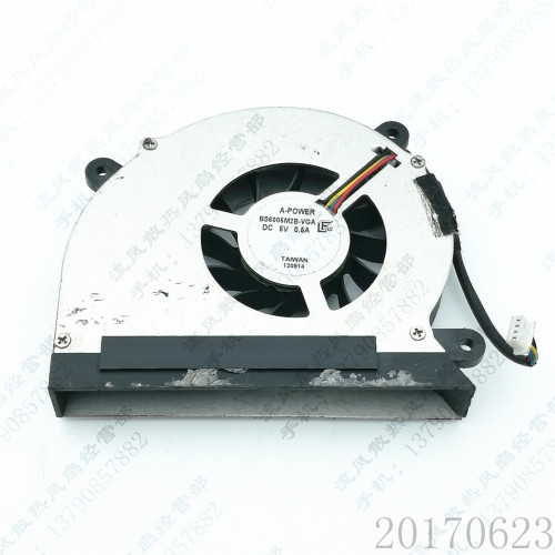 原装 A-POWER BS6005M2B-VGA 5V 0.5A 双滚珠 4线 笔记本显卡风扇