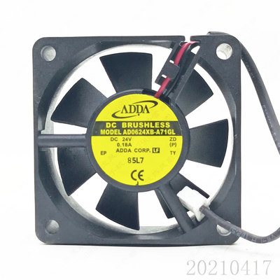 全新原装 ADDA AD0624XB-A71GL 24V 0.18A 6025 变频器 散热风扇